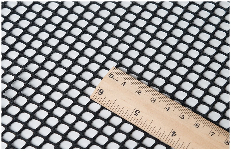 Черная сетчатая ткань классическая ткань с ячеистой структурой, сетка многофункциональная для джинсов трикотажная подкладка ткань для одежды высокого качества DIY эластичная ткань