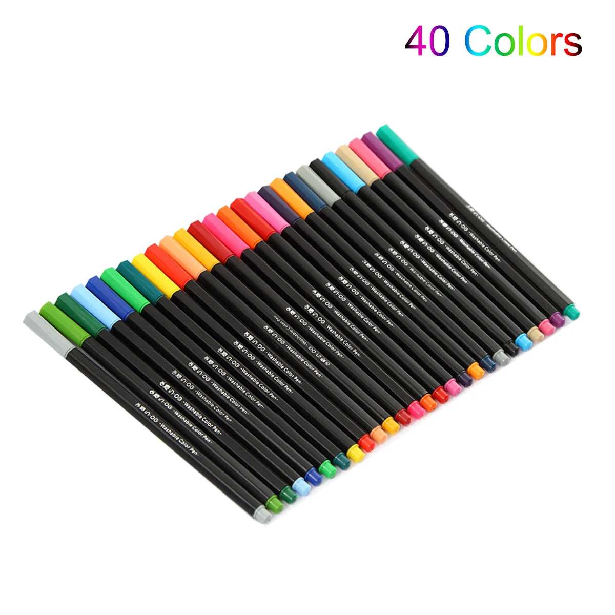 

40 colors Premium Painting Pen Watercolor Markers Pen Effect Best For Coloring Books Manga Comic Calligraphy