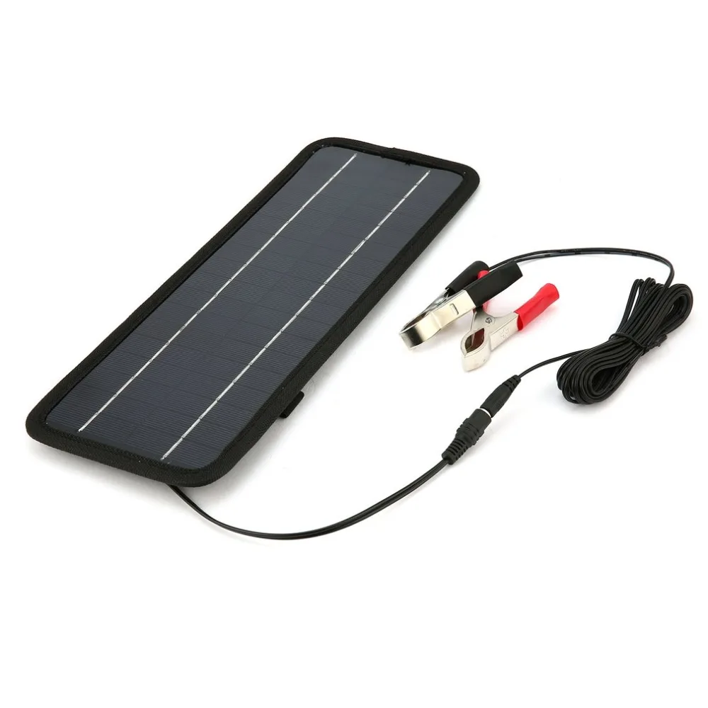 18V 4.5W Car Battery Solar Charger Portable Solar Panel With Cigarette