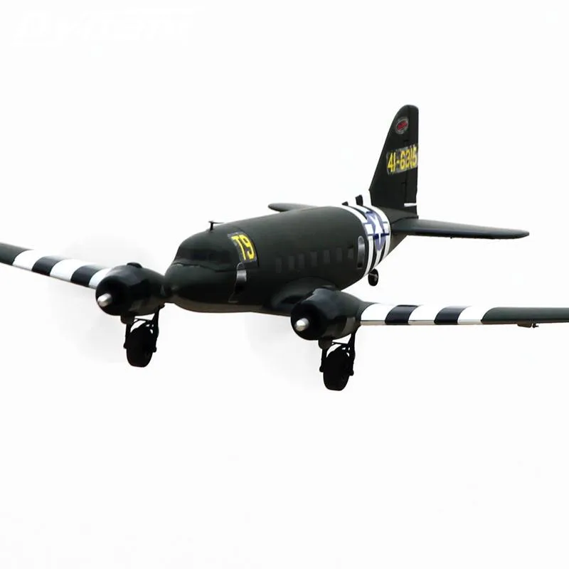 Dynam 1470 мм C47 Skybus RC PNP/ARF пропеллер самолет с мотором сервопривода о батареей TH03720|rc