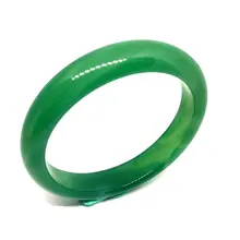 Натуральный китайский нефрит резной браслет зеленый агат браслет Ювелирные изделия с драгоценными камнями