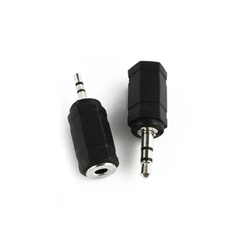 

1pc 2.5mm to 3.5mm Audio Adapter +1pc 3.5mm to 2.5mm Audio Converter Connector Adaptor Jack AUX Plug for Earphone Earpiece