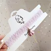 Korean Women Choker Short Necklace Lace Pink Plaid Striped Dot Flower Summer Fresh Vintage Girl Chain Fashion Jewelry-JQ ► Photo 3/6
