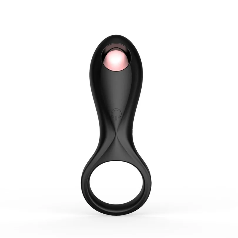 Cock Ring Delay Penis Rings Vibrator Silicone Sex Articles Men's Vibrator Necklace Delays Early Locking Men's Fine Toys (2)