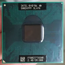Intel processador para laptop, processador para cpu intel core duo 2 t8300 pga 478 cpu em funcionamento total