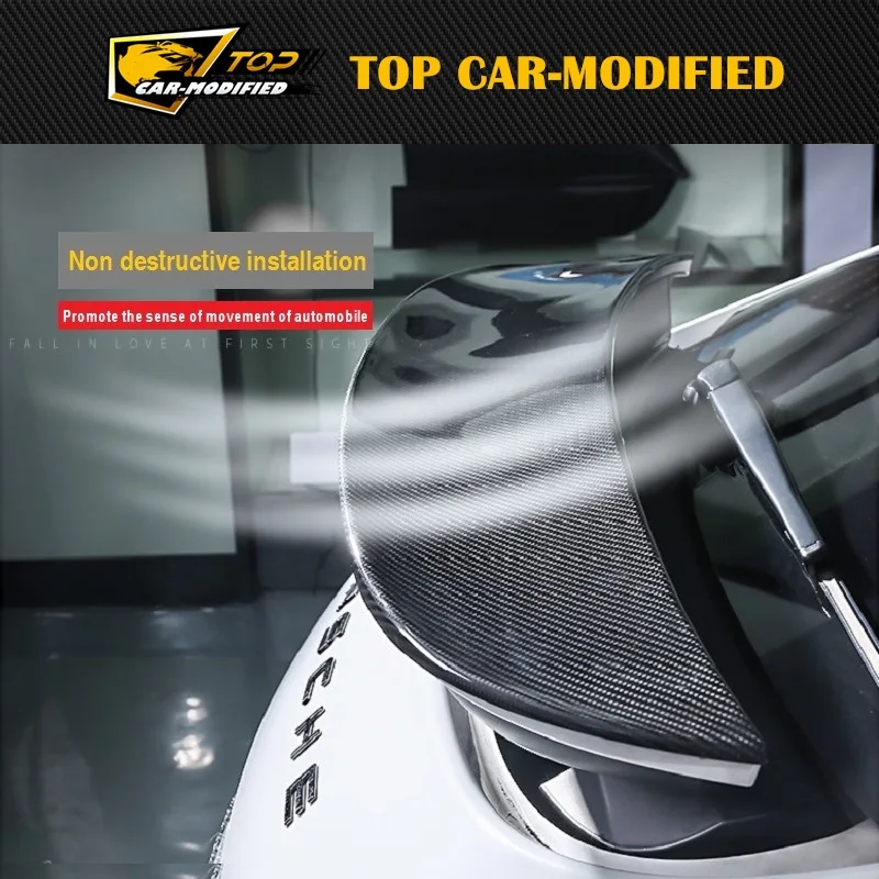 

Free shipping Rear Lip Spoiler Carbon Fiber Trunk Spoiler,Rear Spoiler Fit For Porsche Panamera 970 TAS Trunk Spoiler