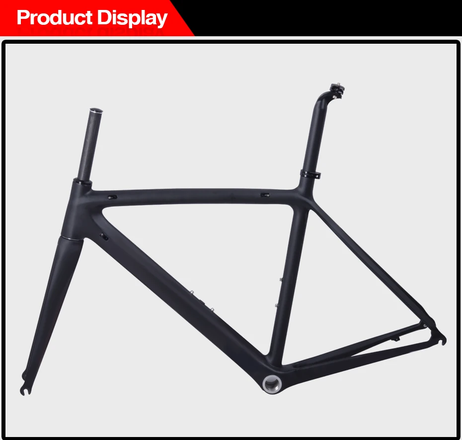 Perfect 2018 New Model UD Full Carbon Road Bike Frames Racing Bicycle Carbon Framesets Cycling Road Bike Frames with Fork Seatpost Clamp 14