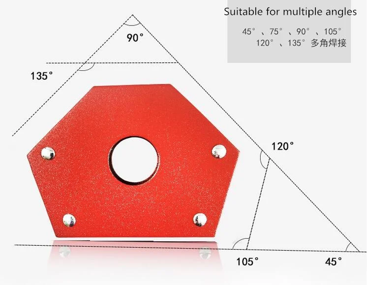 Сильный неодимовый магнит сварочный держатель 3 угла стрелка сварщик позиционер фиксированный угол пайки локатор инструменты сварочные аксессуары