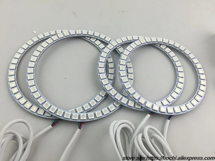 Для Dodge Зарядное устройство 2005 2006 2007 2008 2009 2010 светодиодный периметр фар колец halo