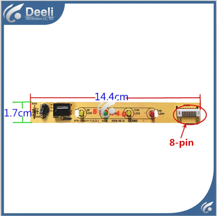 

95% new good working for Air conditioning display board remote control receiver board KFR-32GW/DY-T1 23/25/35GW/Y-T