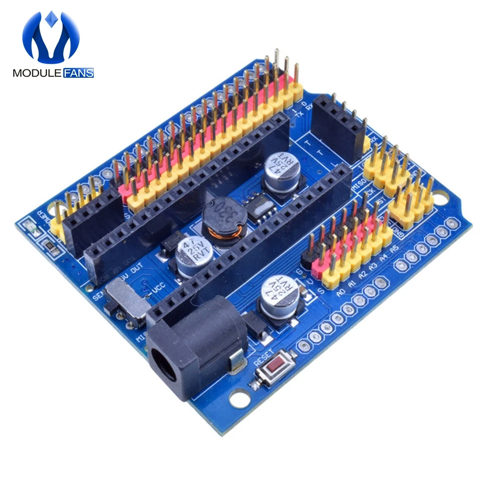 Модуль для Arduino Nano v3.0 3,0 I/O IO Плата расширения микро Датчик Щит Модуль Uno R3 Leonardo one