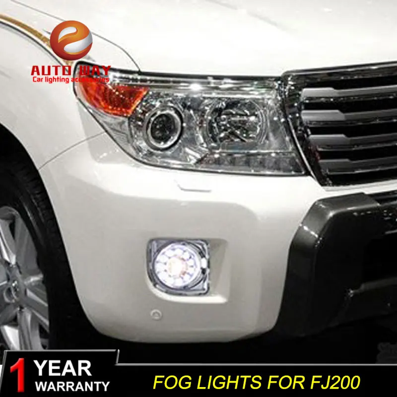 12V 6000k LED DRL дневные ходовые огни чехол для Toyota LAND CRUISER FJ200 FJ150 противотуманная фара