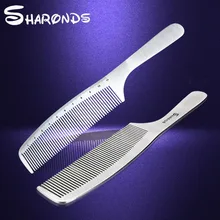 Деления Аутентичные гребень весы для волос расческа для волос салон первоклассной нержавеющей стали вырезать apple расчесывание расчески