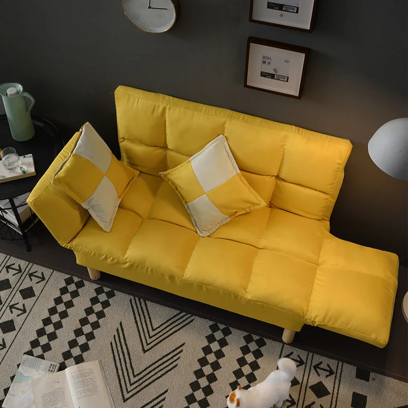 Lounge ленивый стул диван чистая красная Одиночная маленькая квартира спальня милая девушка двойной складной стул современный минималистский