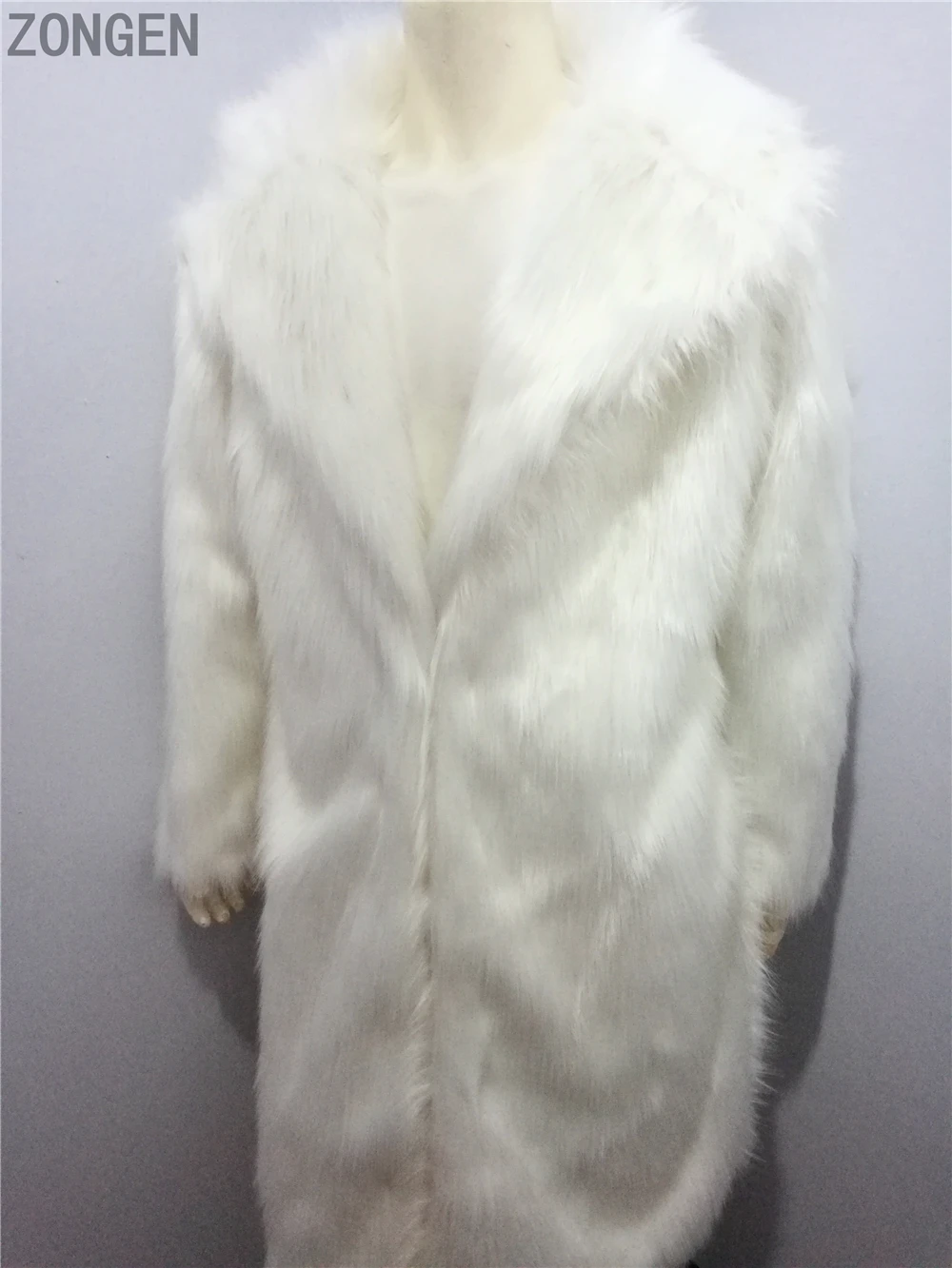 New 2018 winter men faux fur coat Black long section fashion winter warm fur coats Rabbit Turn-down Collar trends fur jacket genuine leather bomber jackets