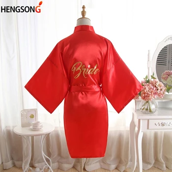 

Simple Style Loose Robes Faux Silk Sleepwear With Belt Women Bathrobe Letter Print Night Shirts Cardigan Negligees