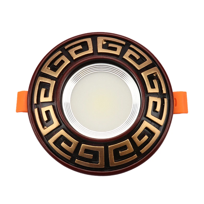 Chinese Tradition Spotlight Dimming Ceiling Lamps Bedroom Smallpox Living Room Downlight Retro Ceiling 3W Bull Eye Lamp Fixture