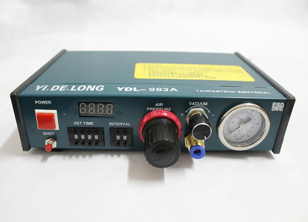 Лидер продаж 7 шт. 110 В/220 В Авто Клей Диспенсер паяльной пасты Liquid Controller Dropper YDL-983A система дозирования