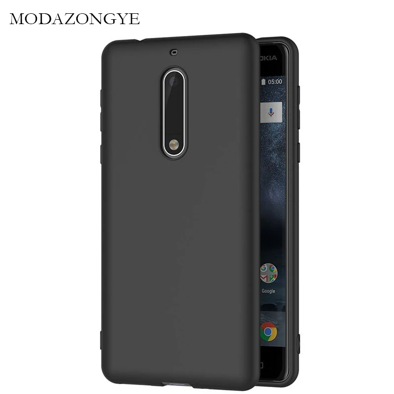 

Original MODAZONGYE For Nokia 5 Case Nokia 5 Case Soft Silicone Back Cover Phone Case For Nokia5 TA-1053 TA-1024 5.2 inch