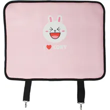 E-FOUR автомобильный Противоскользящий коврик из микрофона и водонепроницаемого волокна предотвращает загрязнения заднего сиденья автомобиля защитный коврик с мультяшным принтом детский коврик для автомобиля