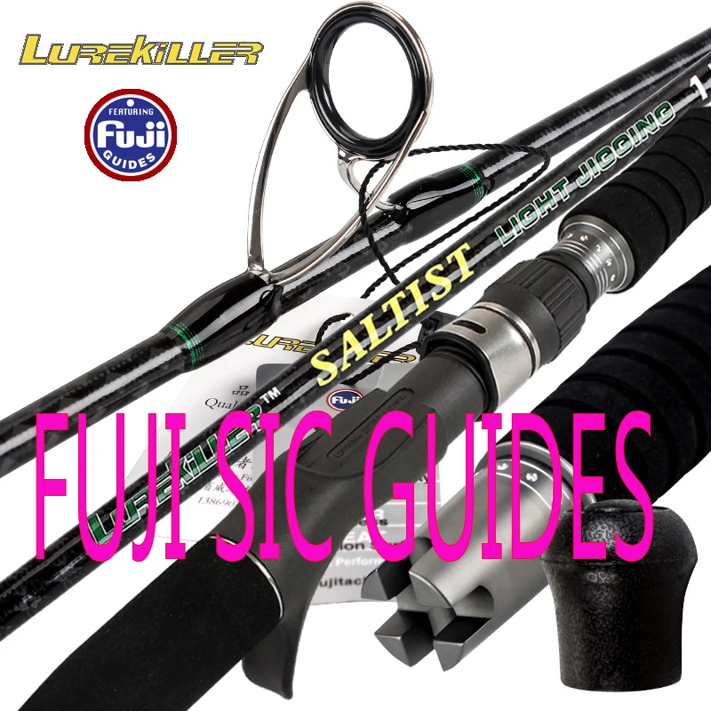 Lurekiller Japan Made Sic Fuji Guides Toray Cross Carbon Light Jigging