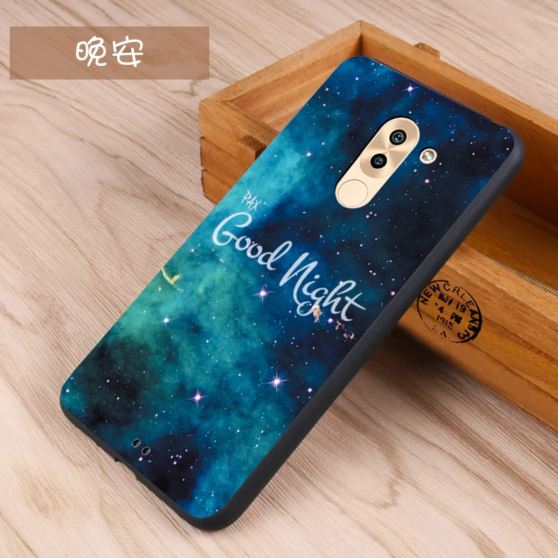 Huawei honor 6x Case Original Cover for Huawei honor 6x Bag Case Cover Skin Wolf Fish Skull honor 6x Fundas 100% BiNFUL 26
