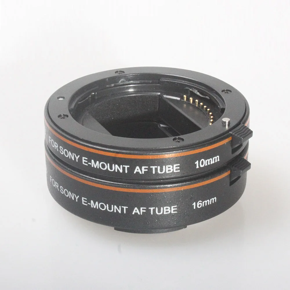 Tubo Di Prolunga Macro Per Fotocamera Sony E-Mount - Extension Tube Automatico Da 10 Mm E 16 Mm Per Foto Ravvicinate - Foto 6