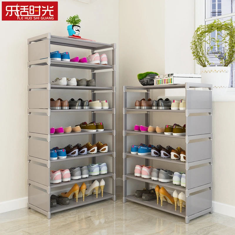 Simple Assembled Shoe Rack Nonwoven Storage Shoes Shelf