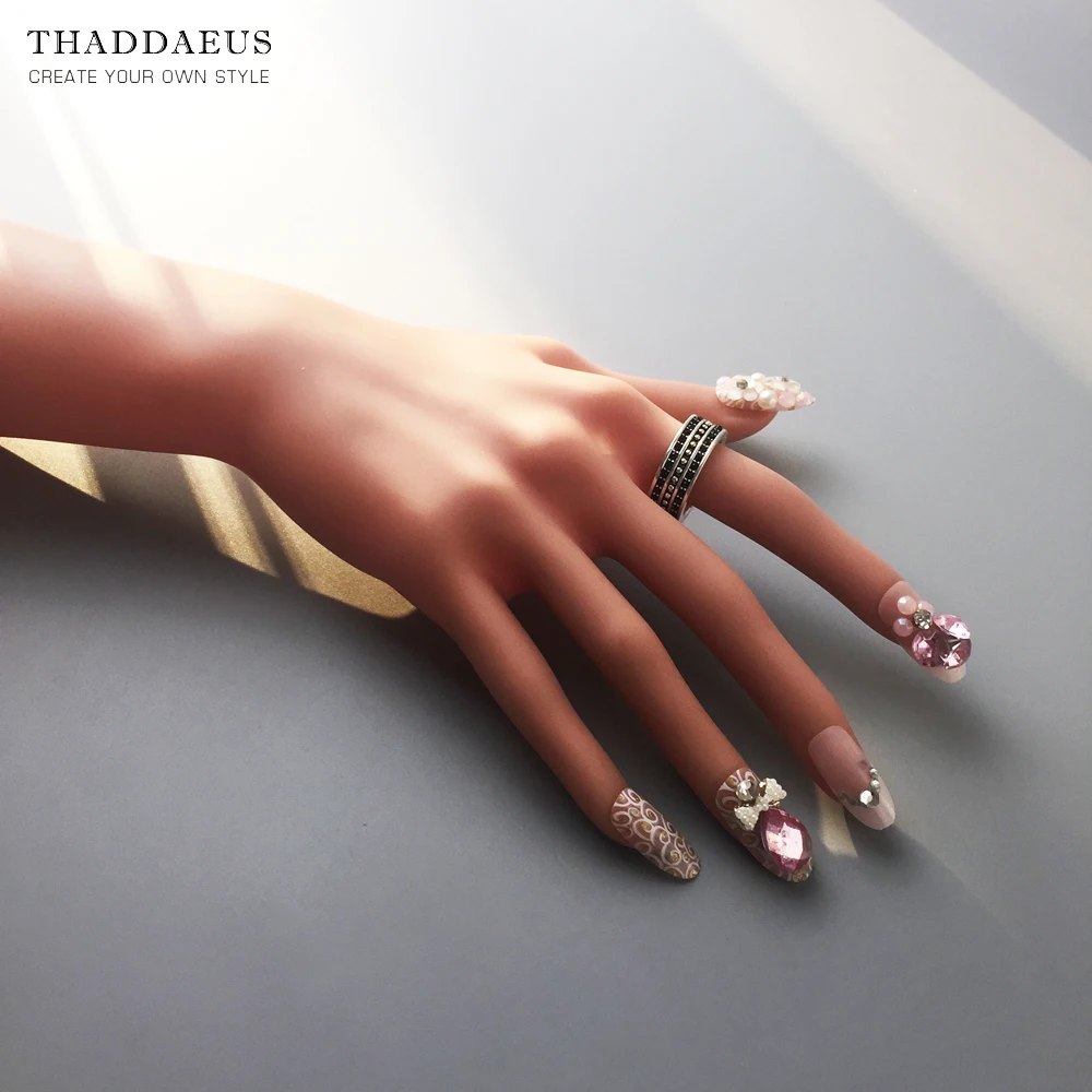 Кольцо черный Европа Стиль украшения для души качественные женщин 2020 весенний