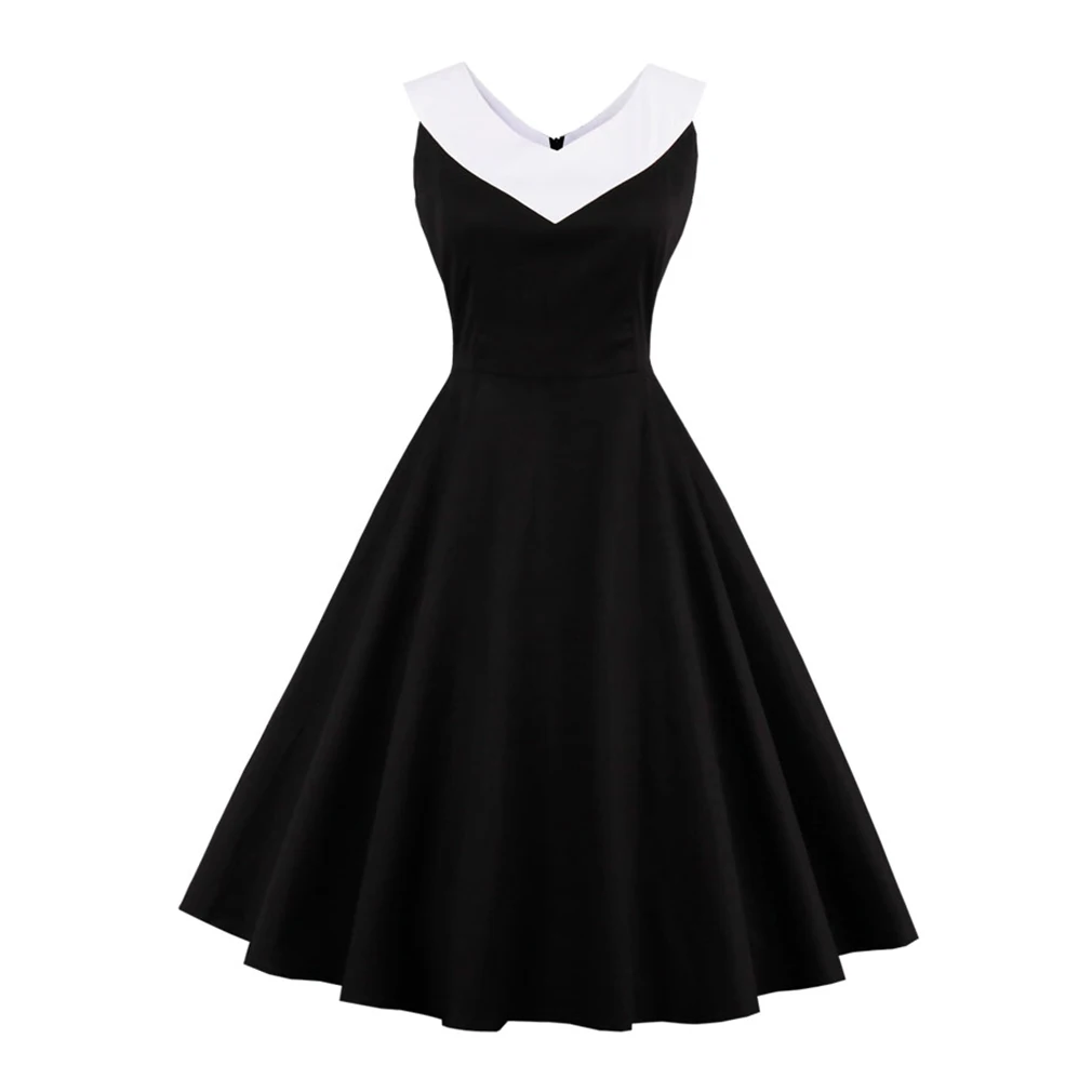 

2017 Summer Dress 1950s Audrey Hepburn Style Vintage Dress for Women Rockabilly Swing Party Dress Feminino Vestidos