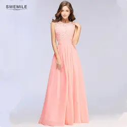 Vestido de Festa сексуальное кружевное длинное вечернее платье трапециевидной формы плюс размер шифоновое вечернее платье халат De Soiree Longue