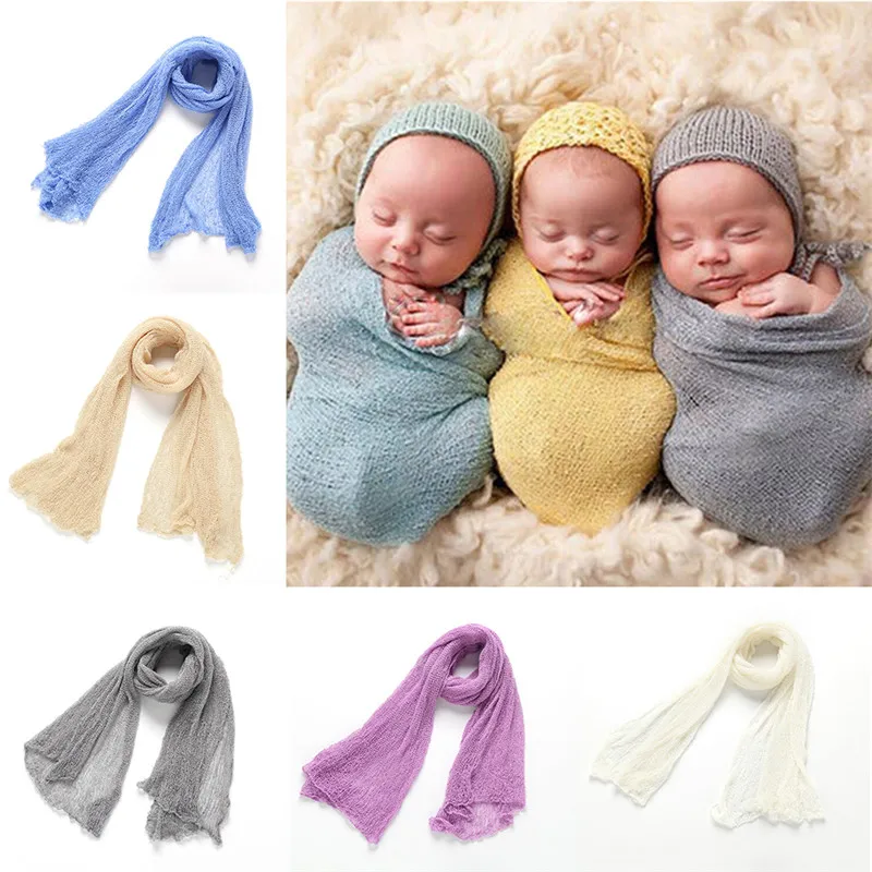 190x90CM Extra Soft Stretch Newborn Photography Wrap for Photo Shooting