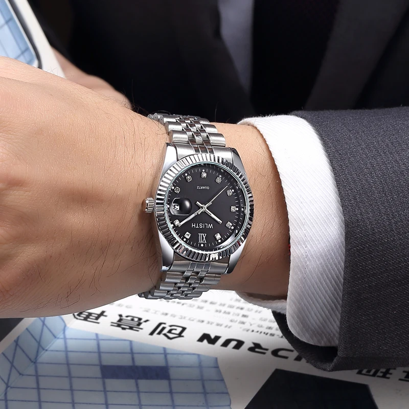 Парные часы 2019 мужские часы лучший бренд Роскошные Кварцевые часы Женские часы женская одежда наручные часы модные повседневные часы для