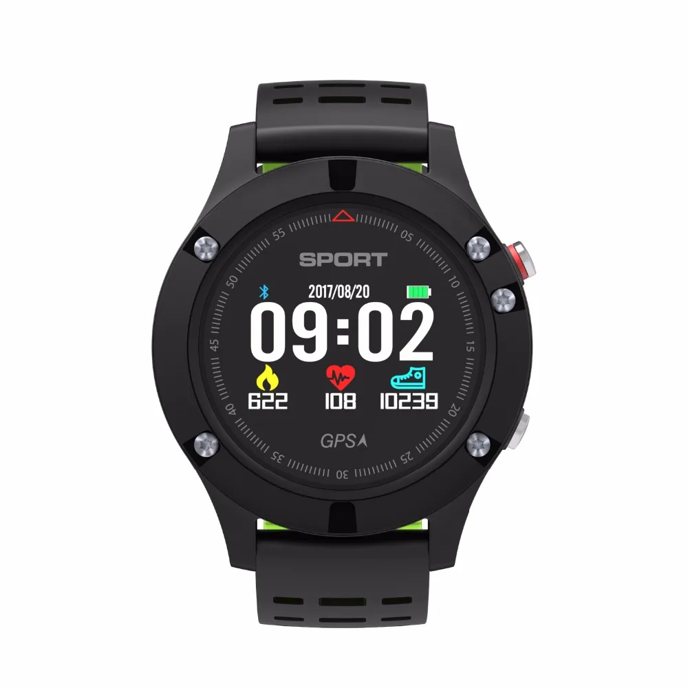 NO.1 F5 GPS Smart Watch MTK2503 Altimeter Barometer Thermometer Bluetooth 4.2 Smartwatch Wearable Devices for IOS Android