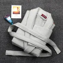 Зимний мужской халат, роскошная хлопковая одежда для сна, теплый мужской спа-халат, пижама с длинным рукавом и поясом, однотонная мягкая домашняя одежда