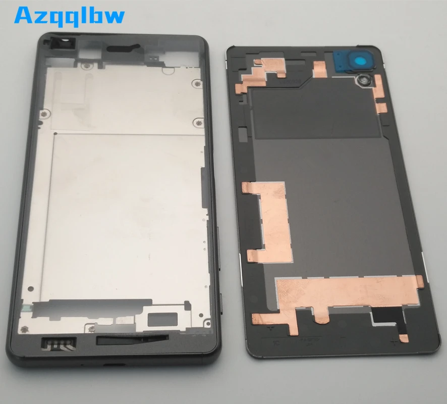 

Azqqlbw For Sony Xperia X Performance XP F8131 F8132 Front Housing Middle Frame Plate+battery case cover