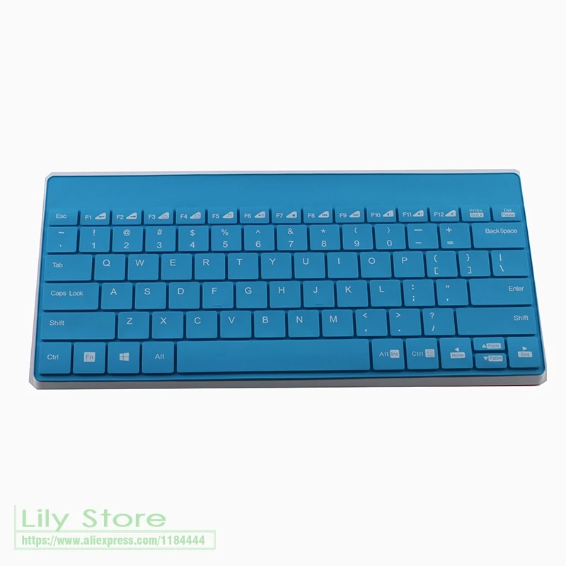 Для Rapoo 8000 E2000P X220 X221 X225 X228 K2000 Настольный ПК Беспроводной Клавиатура Обложка Protector кожи - Цвет: allblue