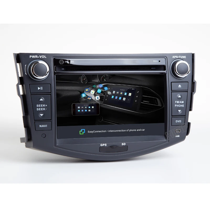 Discount IPS DSP 2Din Android 9.0 Car DVD Player for Toyota RAV4 1026*400 Screen Video Stereo GPS Navigation Radio RDS 3G 4G Wifi 4