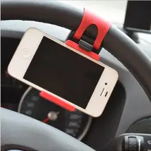 Мини-держатель для мобильного телефона, Автомобильная навигационная рама, вращающийся на 360 градусов Автомобильный держатель для телефона, кронштейн на руль