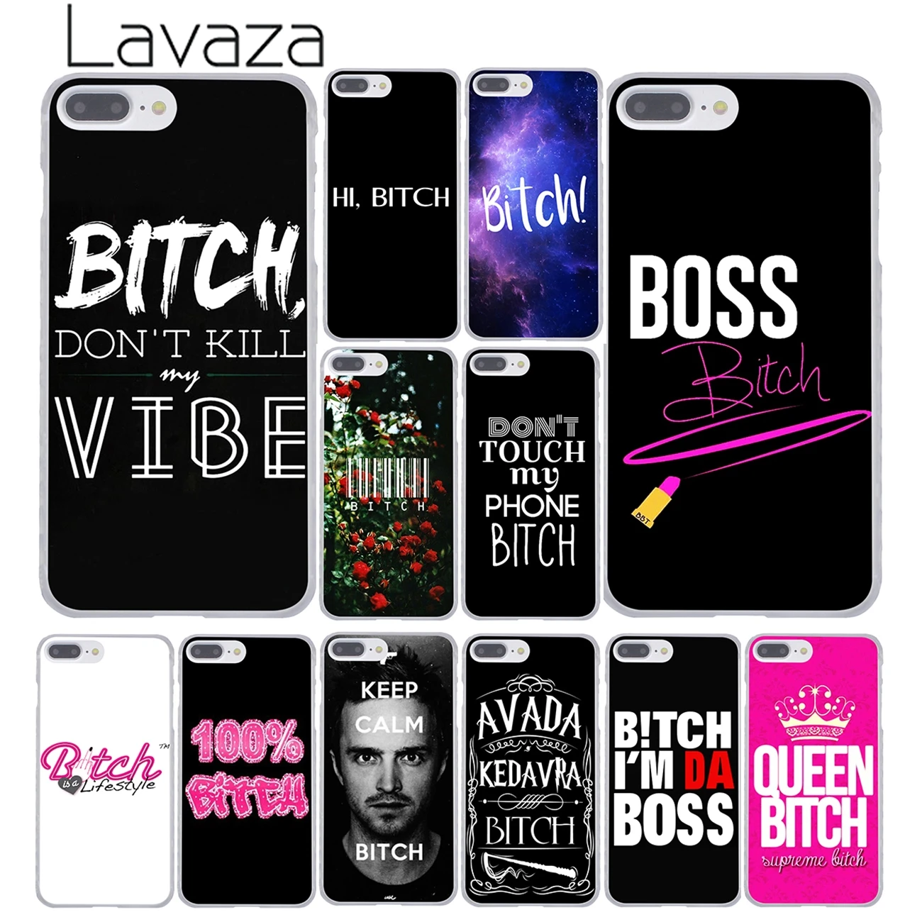 Жесткий чехол для телефона Lavaza розовый boos I AM не всегда iPhone XR XS X 11 Pro Max 10 7 8 6 6S 5 5S
