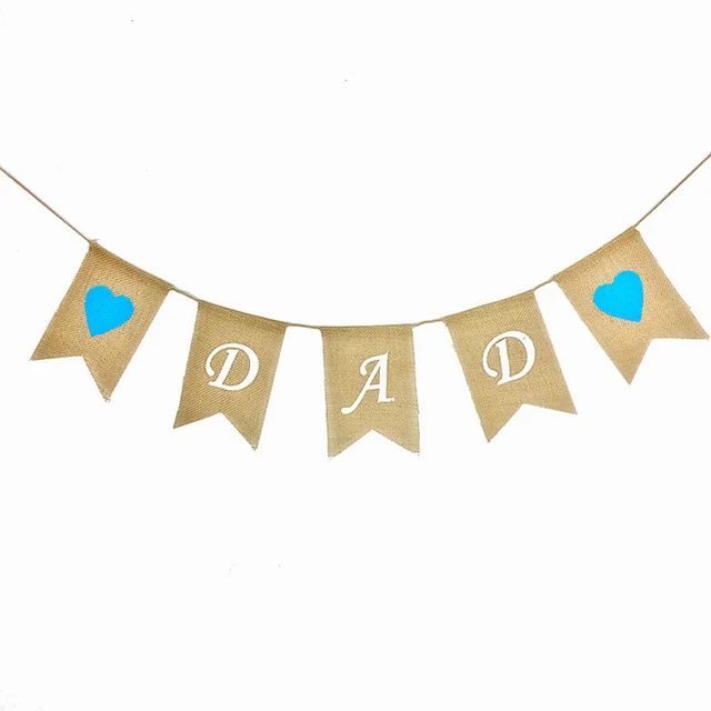 2m dad hanging vintage pennant banners flag garland with string pendant banner