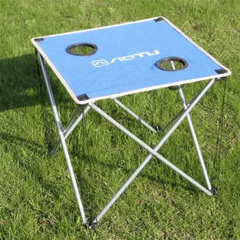 

Outdoor Leisure Aluminum Alloy Folding Table Blue/Red/Green Safety & Survival Z0619