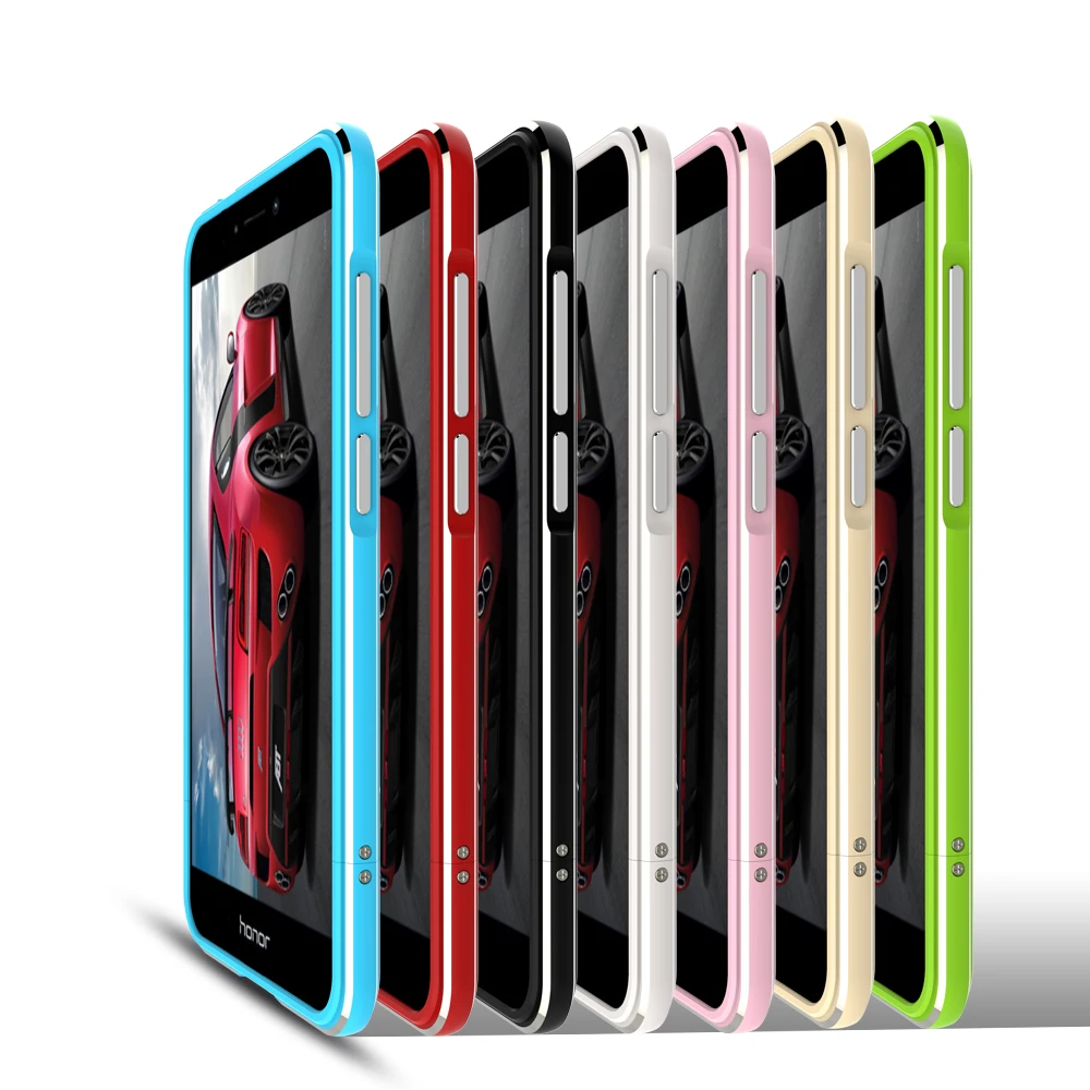 

For Huawei Honor 8 Lite Case High Quality Aluminum Mobile Bumper Case Aurora Color For Honor 8 Lite Metal Frame Phone Cover