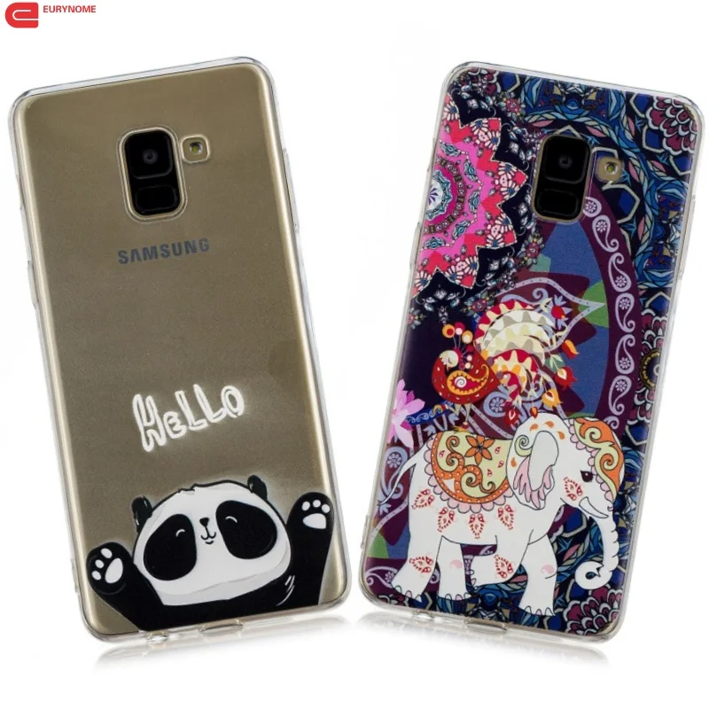 

Cartoon Case For Samsung Galaxy A8 2018 Plus Unicorn Soft Tpu Transparent Cover Case for Samsung Galaxy a8 2018 A8 Plus Case