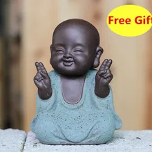 Маленький монах чайник с узорами маленький монах Бутик Фиолетовый; песок чай ПЭТ ручной работы керамические чайные принадлежности украшения дома ремесла