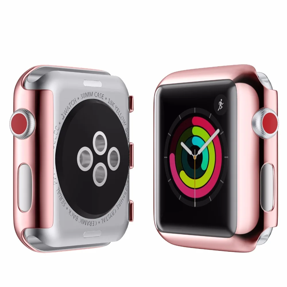 iwatch Series 4 2 3 Full Coverage Screen Protector Film Case Cover For Apple Watch Series 4 3 2 1 apple watch case 44mm iwatch Series 4 2 3 Full Coverage Screen Protector Film Case Cover For Apple Watch Series 4 3 2 1 apple watch case 44mm