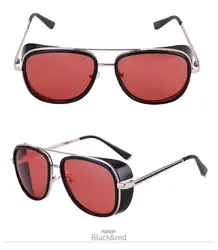 Квадратные Солнцезащитные очки Для мужчин Брендовая Дизайнерская обувь солнцезащитных очков Винтаж Ретро суперзвезда модные очки Для