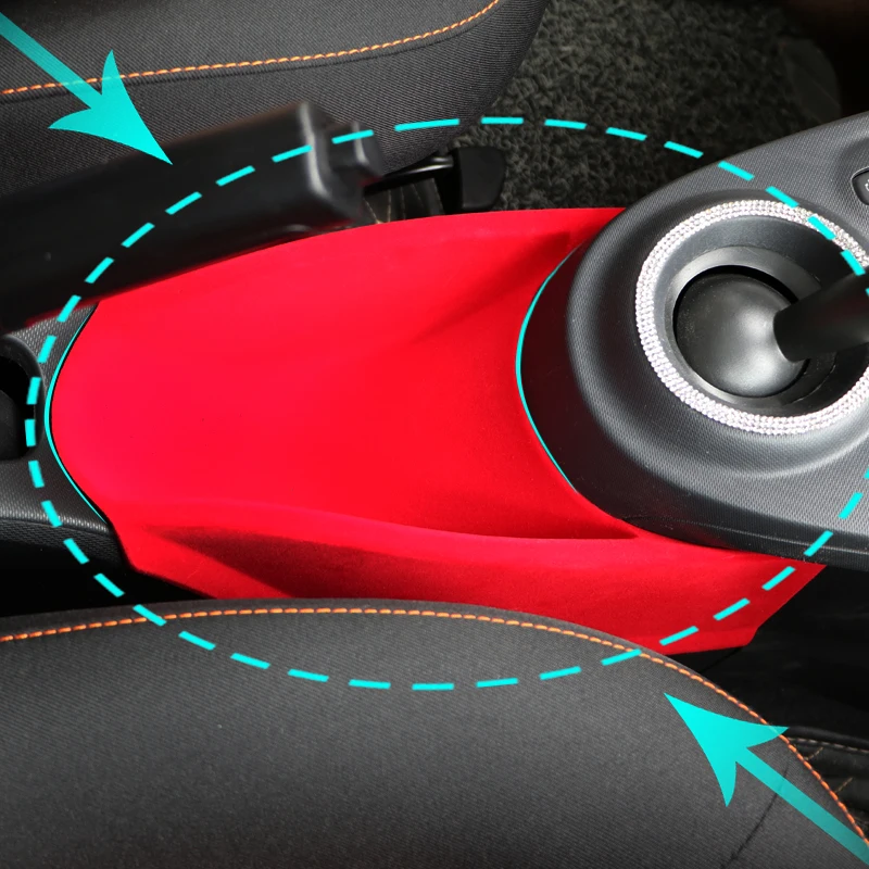 

Car accessory armrest center storage box container glove organizer case for mercedes smart 453 fortwo forfour trunk organizer