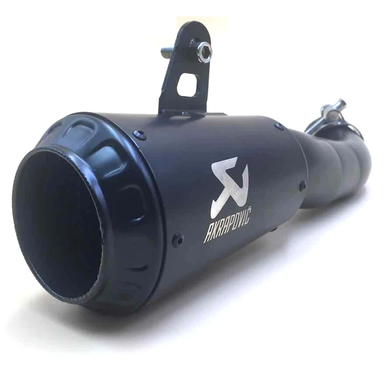 Envío gratis de escape akrapovic de escape de la motocicleta para Yamaha YZF-R3 YZF-R25 MT-03 MT03 2015, 2016, 2017, 2018 YZF R3 R25
