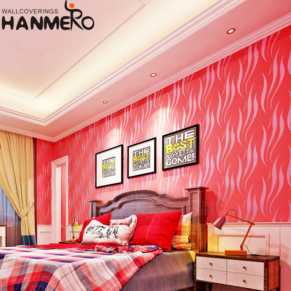 Aliexpress.com : Buy HANMERO 3D Red Wallpaper for Living room Bedroom Ceiling bedhead Background ...